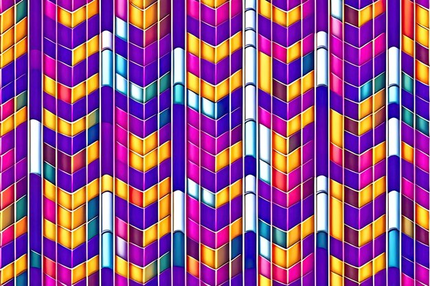 Seamless amethyst brick pattern