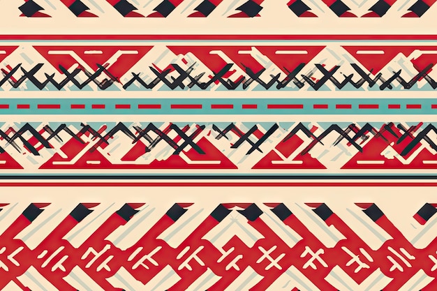 Photo seamless aztec pattern repeating tribal designs geometric traditional continiuous wallpaper