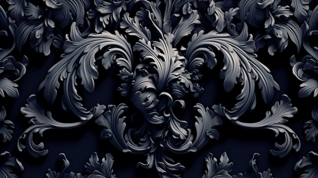 seamless background baroque pattern