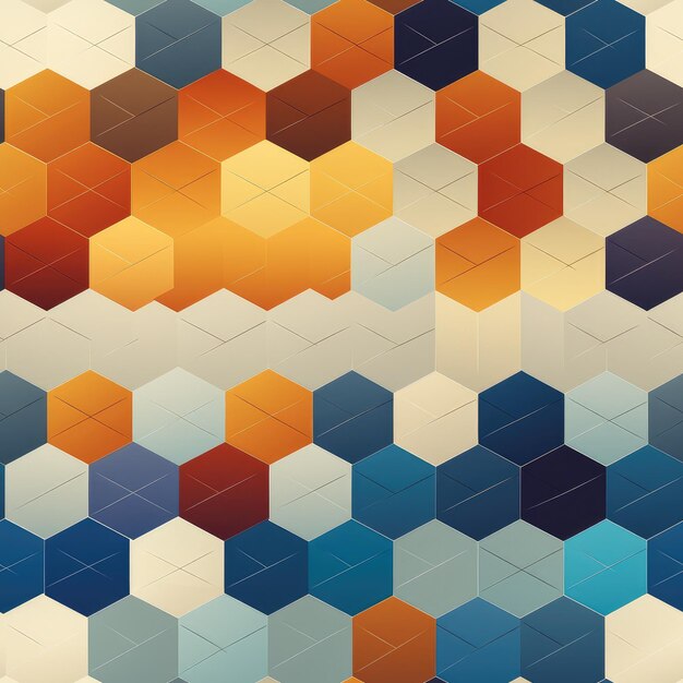 Seamless background based on geometric shapes