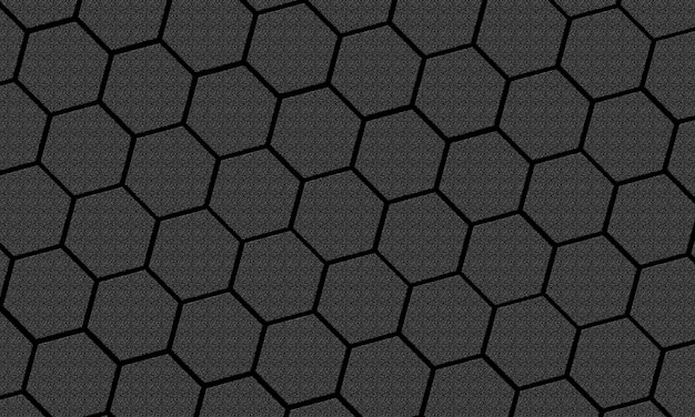 seamless background of hexagon shapes black background