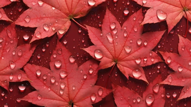 Seamless background of maple leaf HD Background Wallpaper Desktop Wallpaper