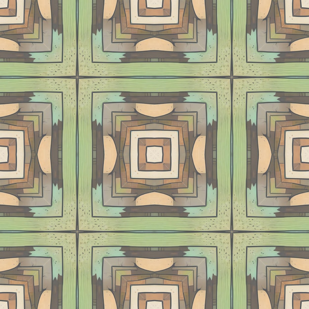 Seamless background pattern Abstract geometric symmetric pattern Textile rapport