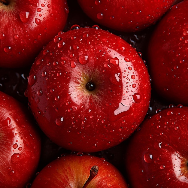 Photo a seamless background picture of apple