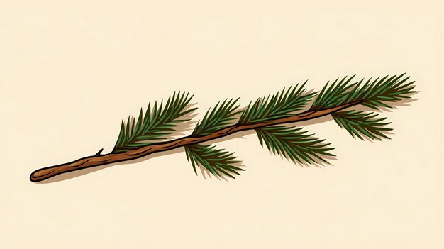 Foto sfondo senza cuciture con rami di conifere modello abete conifero