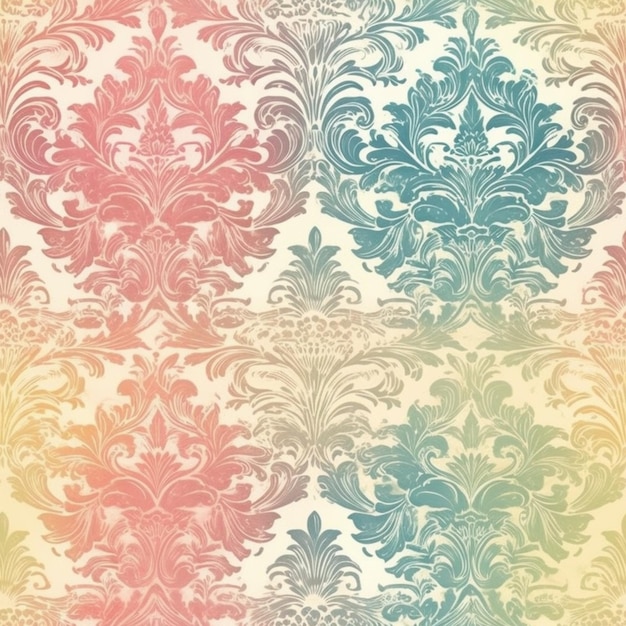 A seamless background with a floral pattern.