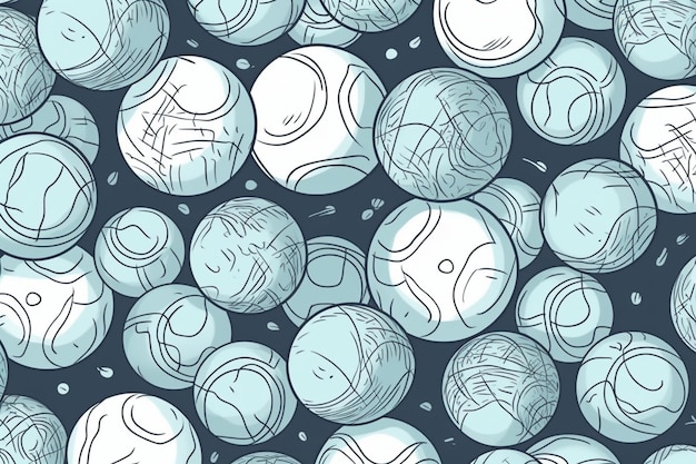 Seamless ball pattern concept