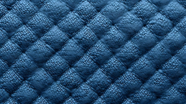 Seamless Blue Cotton Fabric Texture Repeating Pattern