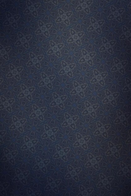 Seamless blue wallpaper with decorative ornaments vintage background