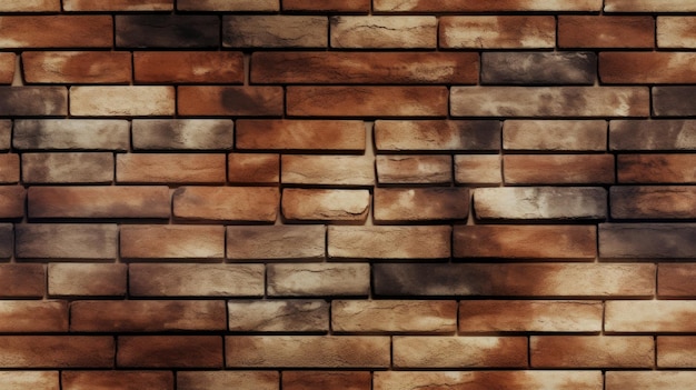 Seamless Bricks Wall Texture for Backgrounds and Designs