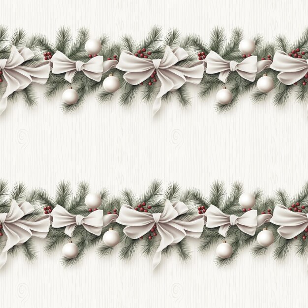 Photo seamless christmas holiday themed illustration invitation card pattern background