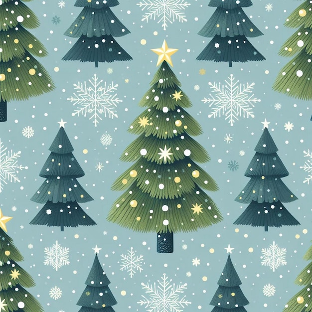 クリスマス・パターン・デザイン 冬のパターンデザイン