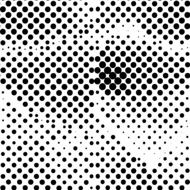 Photo seamless circle halftone pattern design