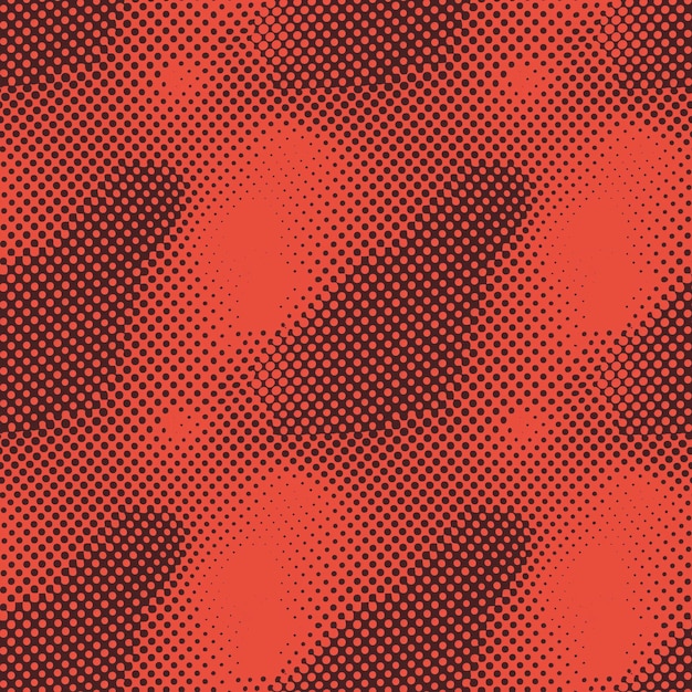 seamless circle halftone pattern design