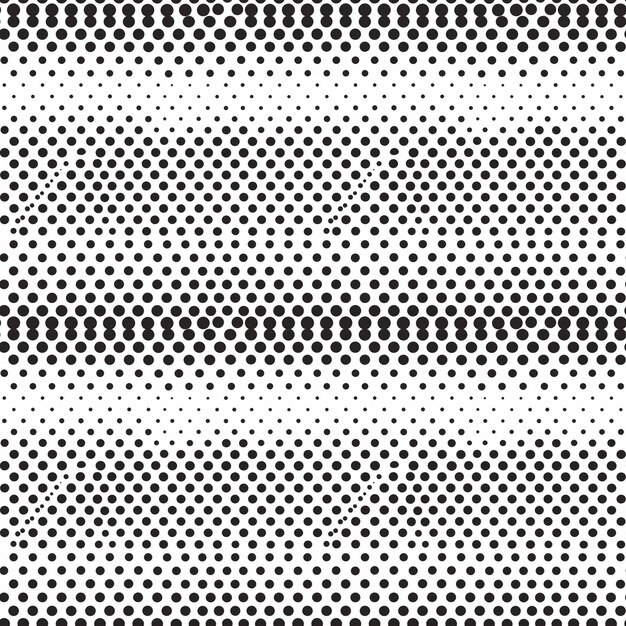 Foto seamless circle halftone pattern design