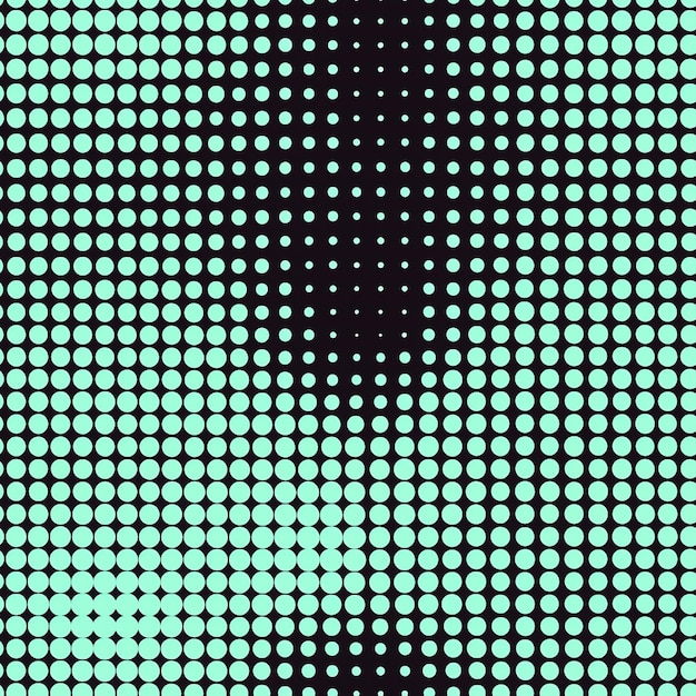 seamless circle halftone pattern design