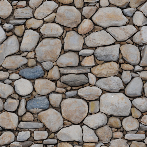 Seamless cobblestone pavement road sidewalk texture