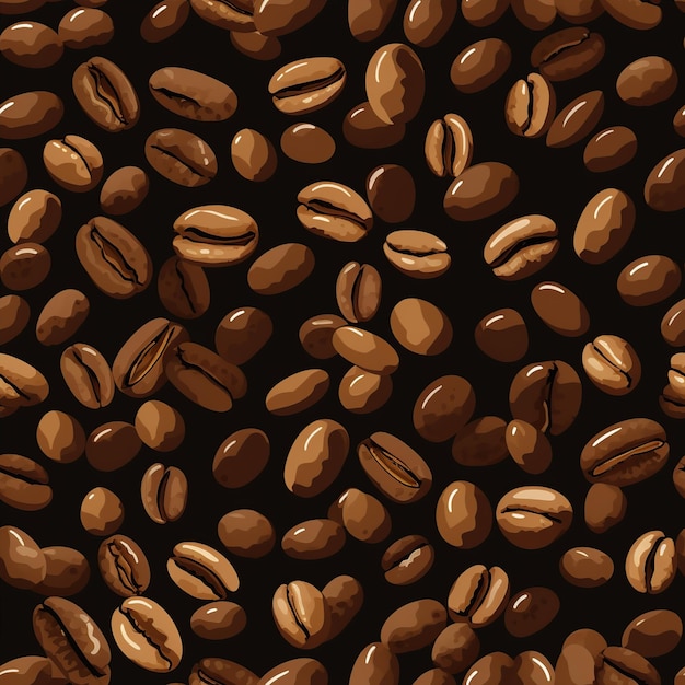Seamless coffee bean
