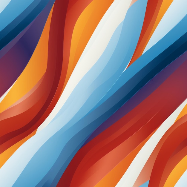 Seamless Colorful Graphic Art Stripes