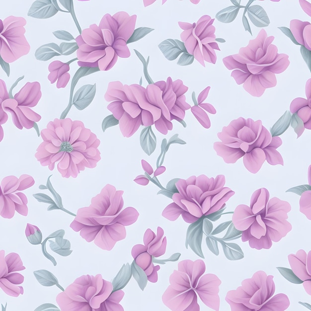 Seamless Cute Floral Background Pattern Seamless Small Flower Background Pattern