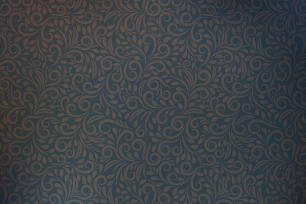 シームレスなダマスク織の壁紙パターン