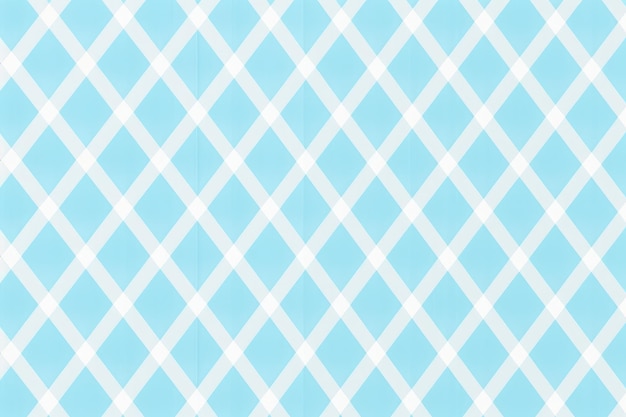 Seamless diagonal gingham checker pattern in pastel blue