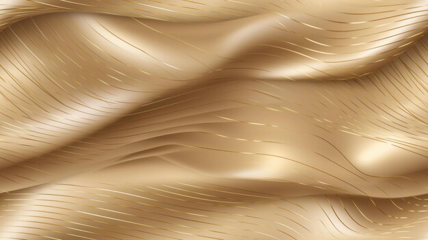 Seamless Elegant Wavy Wedding Gold Glistening Fabric