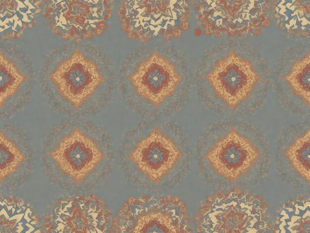 Seamless ethnic ornament pattern