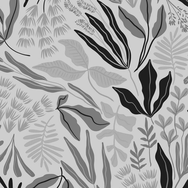 seamless floral doodle background design pattern illustration