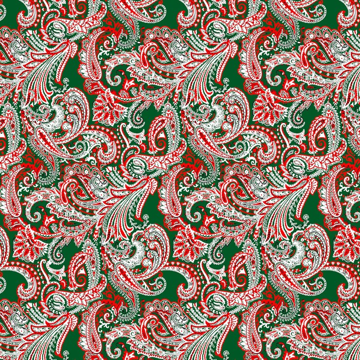 Photo seamless floral paisley pattern vector damask background hand drawn seamless floral paisley pattern batik style fabric