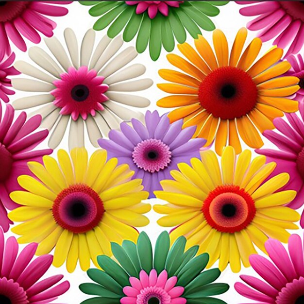 Seamless floral pattern background