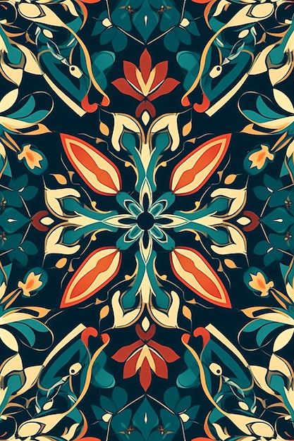 Seamless floral pattern vector price 1 credit usd 1