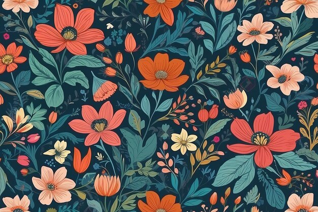 Seamless floral pattern