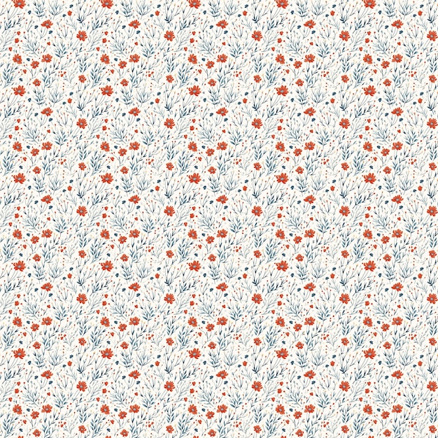 Photo seamless floral pattern