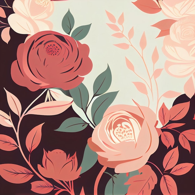 Seamless flower pattern