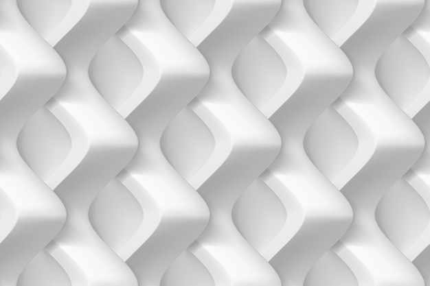 Seamless geometric 3d waves pattern