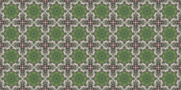 Seamless geometric pattern Beautiful Green grass texture and background