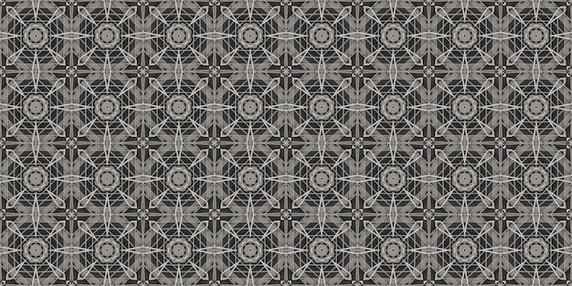 Seamless geometric pattern Beautiful texture and background Black is dark