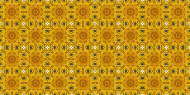 원활한 기하학적 패턴 아름다운 질감과 배경 노란 태양