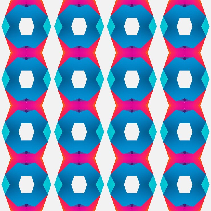 Photo seamless geometric pattern fabric wallpaper background design texture