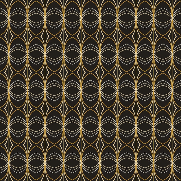 Бесшовный геометрический рисунок тканевых обоев дизайн фона