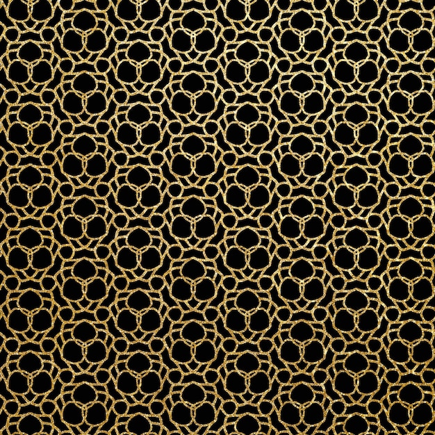 Photo seamless gold pattern