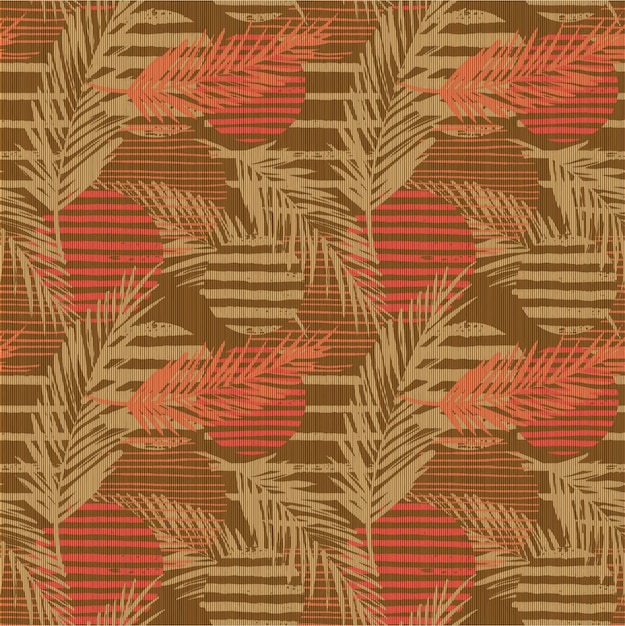 Seamless graphic pattern for textile artwork