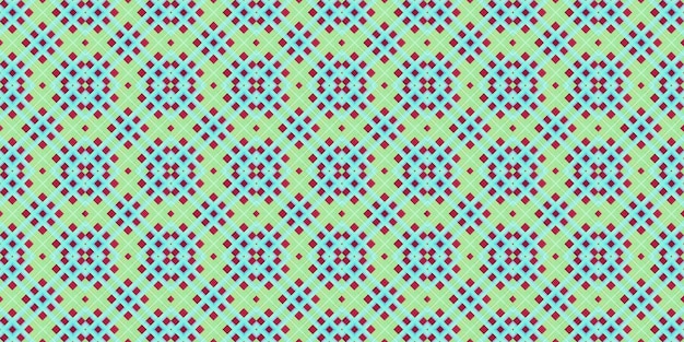 Seamless grid pattern Scottish texture Background of lines and diamonds