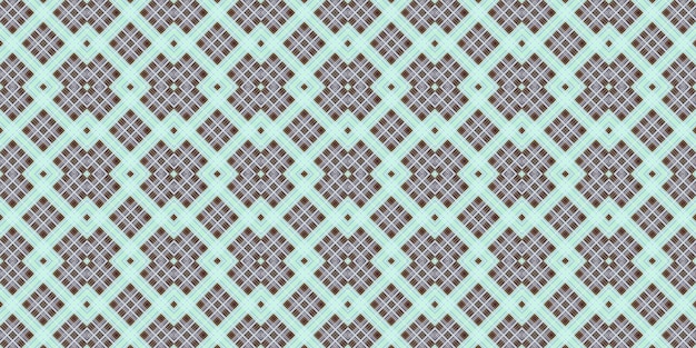 Seamless grid pattern Scottish texture Background of lines and diamonds