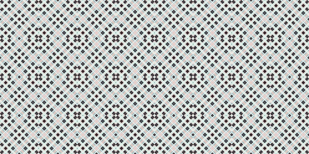 Seamless grid pattern Scottish texture Background of lines and diamonds
