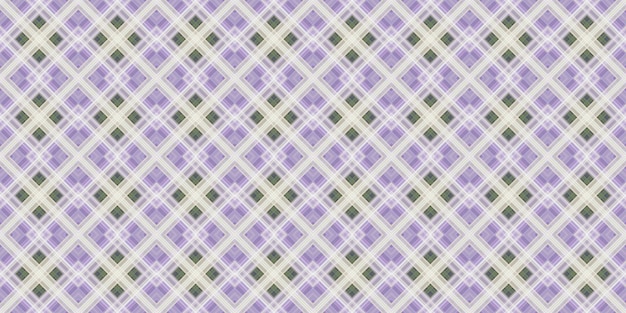 Seamless grid pattern Scottish texture Background of lines and diamonds