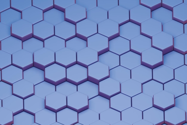 Seamless hexagon pattern geometrically precise creating a honeycomblike tessellated effect ideal for modern designs