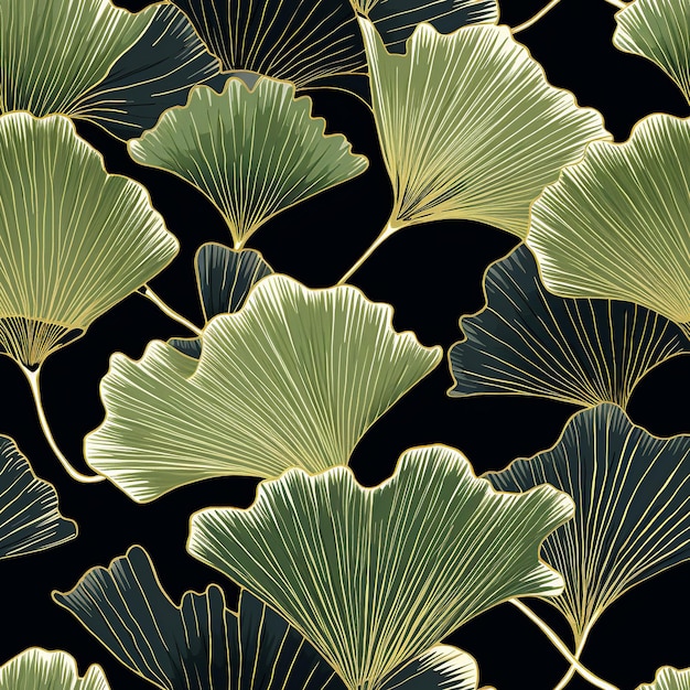 日本の植物の心臓部へ - このパターンは日本の植物の無比な美しさを強調しています