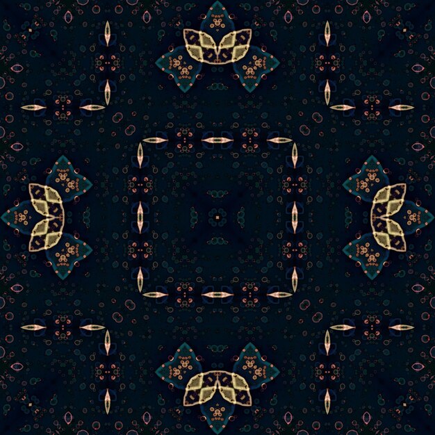 Photo seamless kaleidoscope pattern texture art